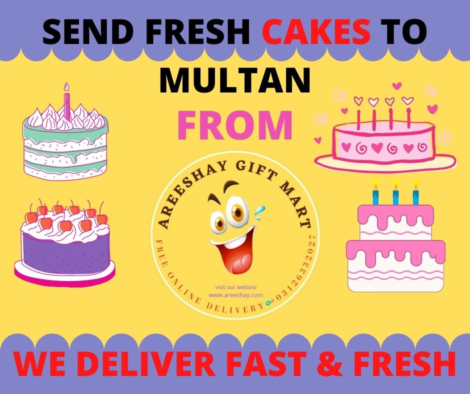 Send Fresh Cakes to Multan