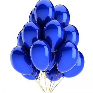 100 Blue Balloons For Birthday Decoration