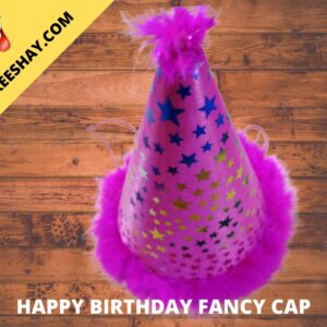 FANCY BIRTHDAY CAP PURPLE