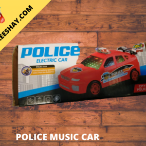 POLICE MUSIC CAR RED COLOUR