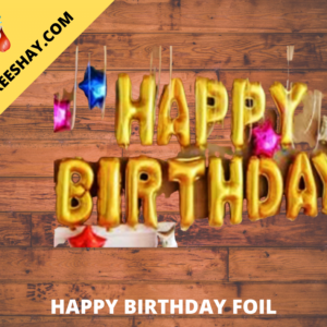 Foil Birthday Decorations Set