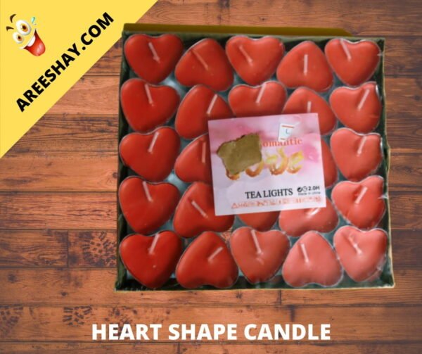 Heart Shape Candles for Anniversary