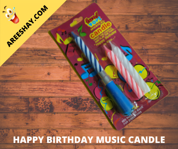Music Candle Pack Of Two