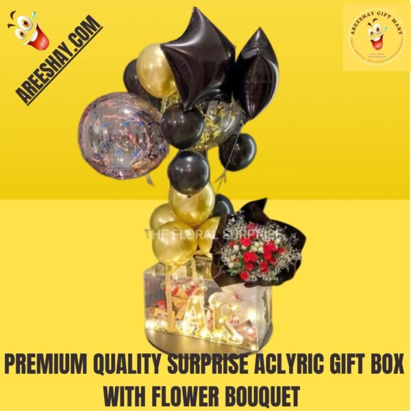 premium quality surprise acrylic gift box