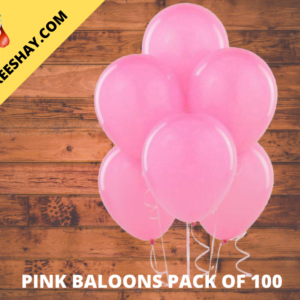 Pink Simple Balloons Pack of 100