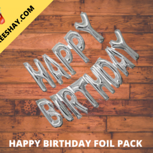 Silver Happy Birthday Foil
