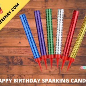 Sparkling Candles Pack of 06