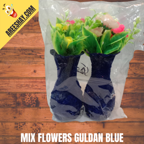MIX ARTIFICIAL FLOWERS GULDAAN BLUE