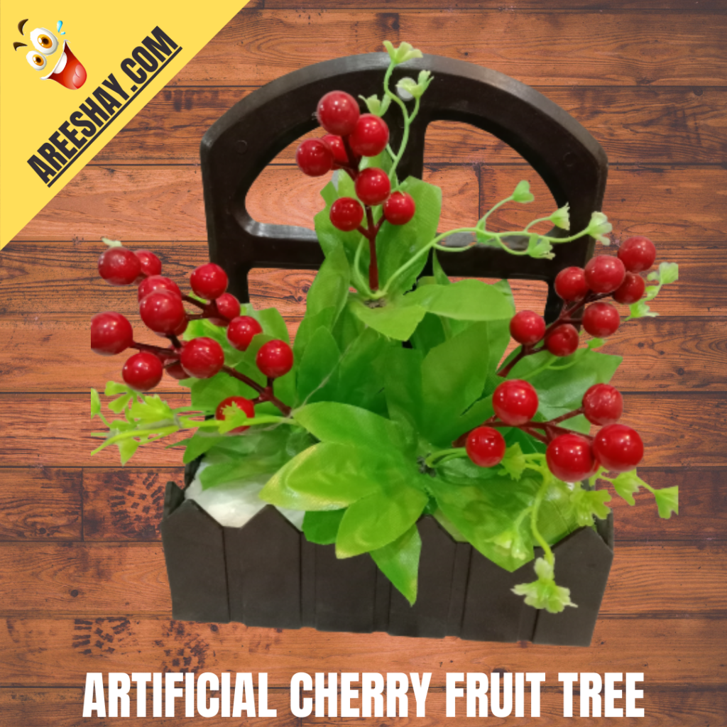 ARTIFICIAL CHERRY FRUIT HANGING BASKET Send Gifts To Pakistan Same