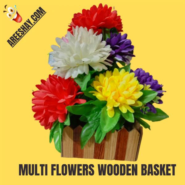 MULTI FLOWERS PREMIUM QUALITY WOODEN BOX