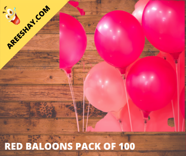 Red and Pink Balloons Pack of 100