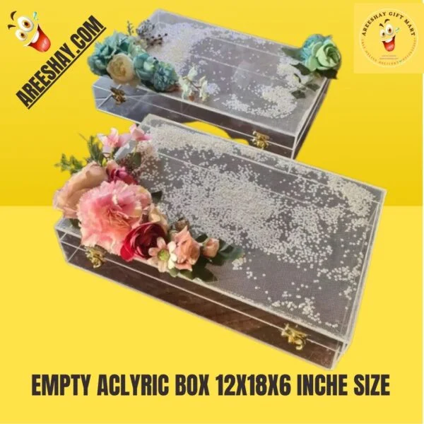 EMPTY ACRYLIC GIF BOX