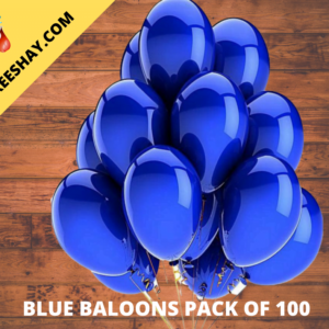 DARK BLUE BALLOONS PACK OF 100