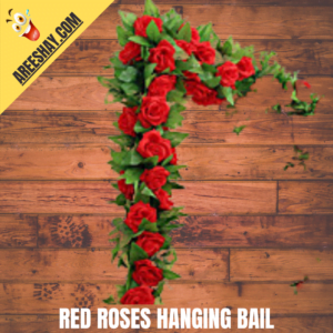 RED ROSES HANGING BAIL