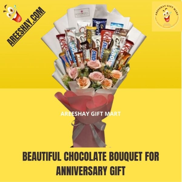 BEAUTIFUL CHOCOLATE BOUQUET FOR ANNIVERSARY GIFT