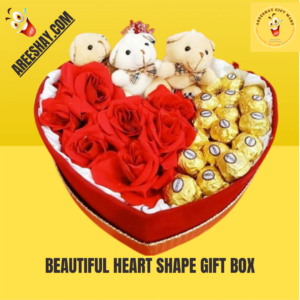 BEAUTIFUL HEART SHAPE GIFT BOX