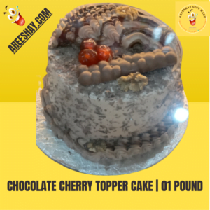 CHOCOLATE CHERRY TOPPER CAKE | 01 POUND