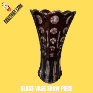 GLASS VASE SHOW PIECE