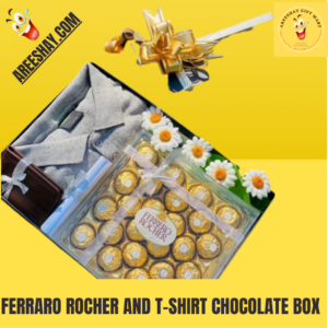 FERRARO ROCHER AND T-SHIRT CHOCOLATE BOX