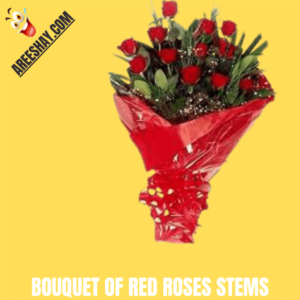 BOUQUET OF RED ROSES STEMS