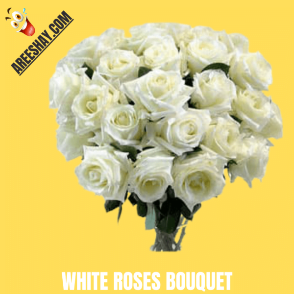 WHITE ROSES BOUQUET