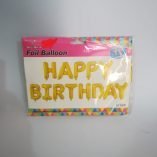 Foil Happy Birthday Balloons