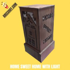 HOME SWEET HOME WITH LIGHT SHOW PIECE