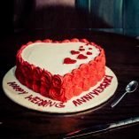 Lovely Lover Heart Cake