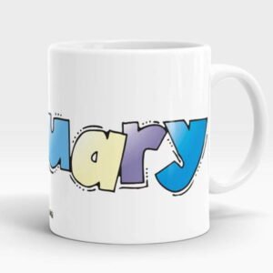 Month Name Customize Cup