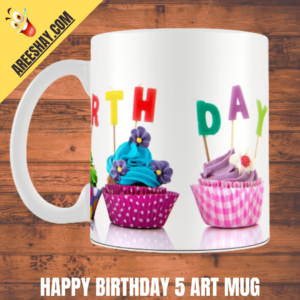 HAPPY BIRTHDAY 5 ART MUG