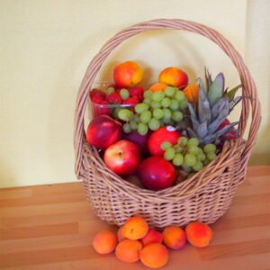 Small Mix Fruit Basket For Gifting