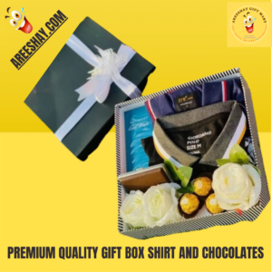 PREMIUM QUALITY GIFT BOX SHIRT AND CHOCOLATES