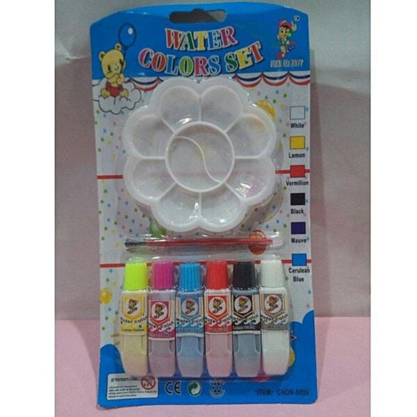 Pack Of 06 Pcs Water Color Tube Multi Color