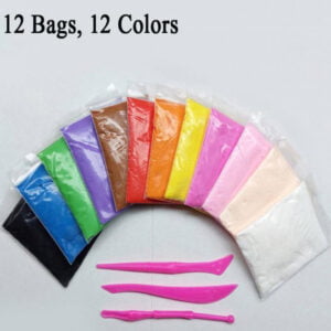 Pack of 12 fomic Light Clay For Kids