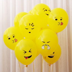 Pack of 20 Emoji Balloons