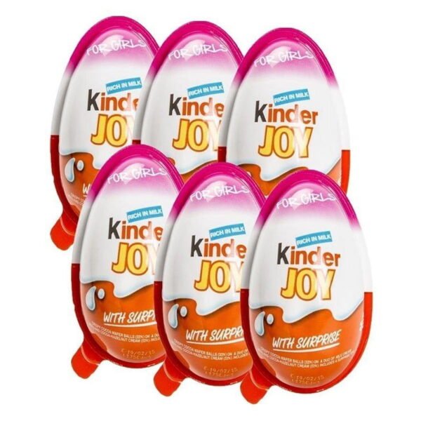 Pack of 6 Kinder Joy