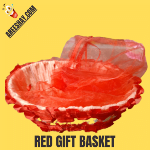 Red Net Gift Basket