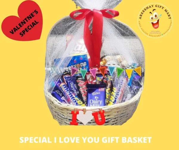 BUY SPECIAL I LOVE YOU ROMANTIC GIFT BASKET ONLINE