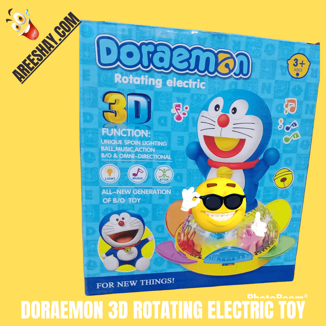 DOREMON 3D ROTATING ELECTRIC TOY