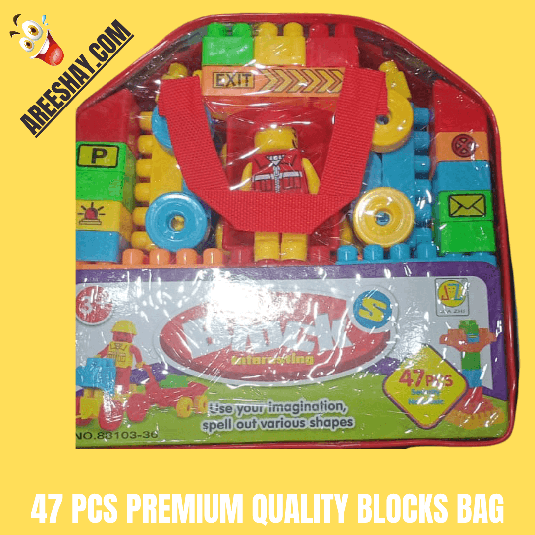47 PCS PREMIU QUALITY BLOCKS BAG