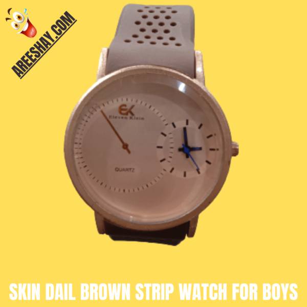 SKIN DAIL BROWN STRIP WATCH FOR BOYS