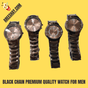 BLACK CHAIN PREMIUM QUALTY WATCH FOR MEN