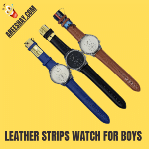 LEATHER STRIPS WATCH FOR BOYS