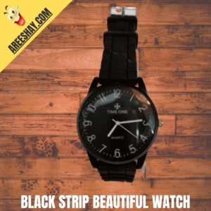 BLACK STRIP BEAUTIFUL WATCH