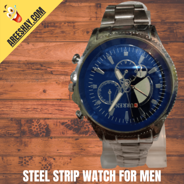 STEEL STRIP WATCH FOR MEN