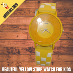 BEAUTIFUL YELLOW STRIP WATCH FOR KIDS