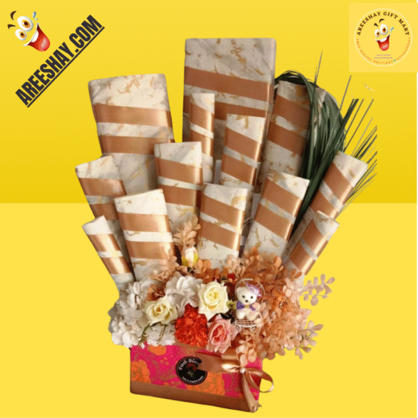 BEAUTIFUL FRESH FLOWERS GIFT HAMPER | Send Gifts To Pakistan | Same Day ...