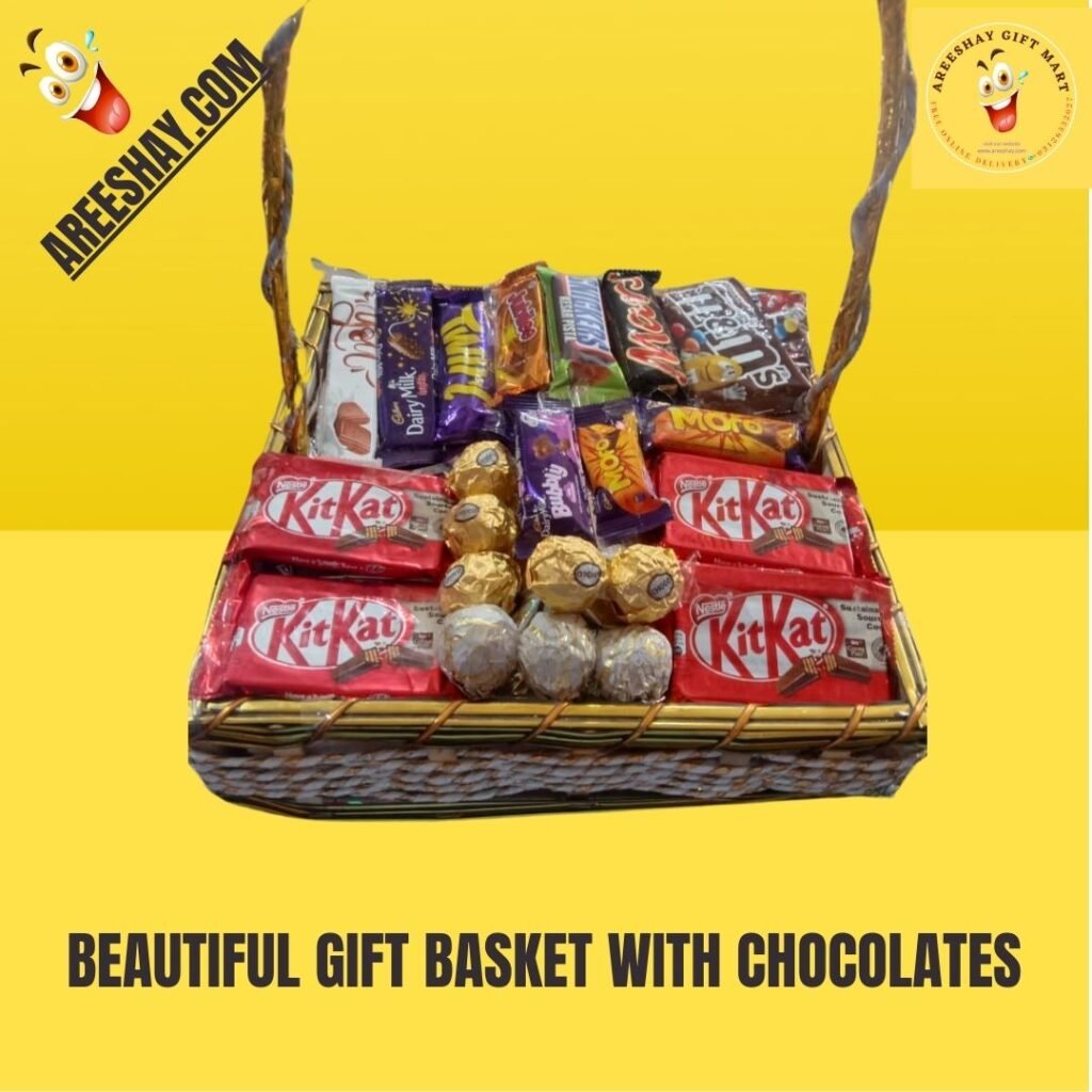 KITKAT MARS AND FERRARO CHOCOLATE GIFT BASKET | Send Gifts To Pakistan ...