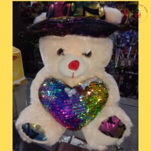 BEAUTIFUL MULTI COLOUR STARS TEDDY