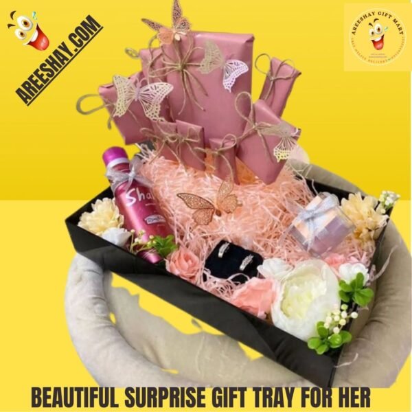 BEAUTIFUL SURPRISE GIFT TRAY FOR HER